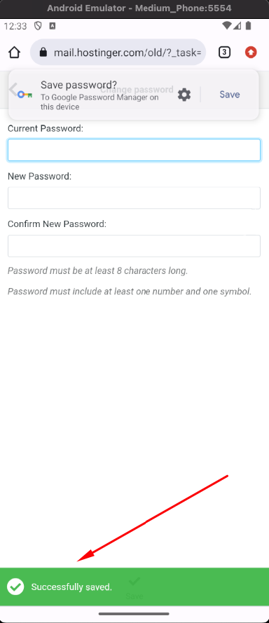 Notifikasi Successfully saved